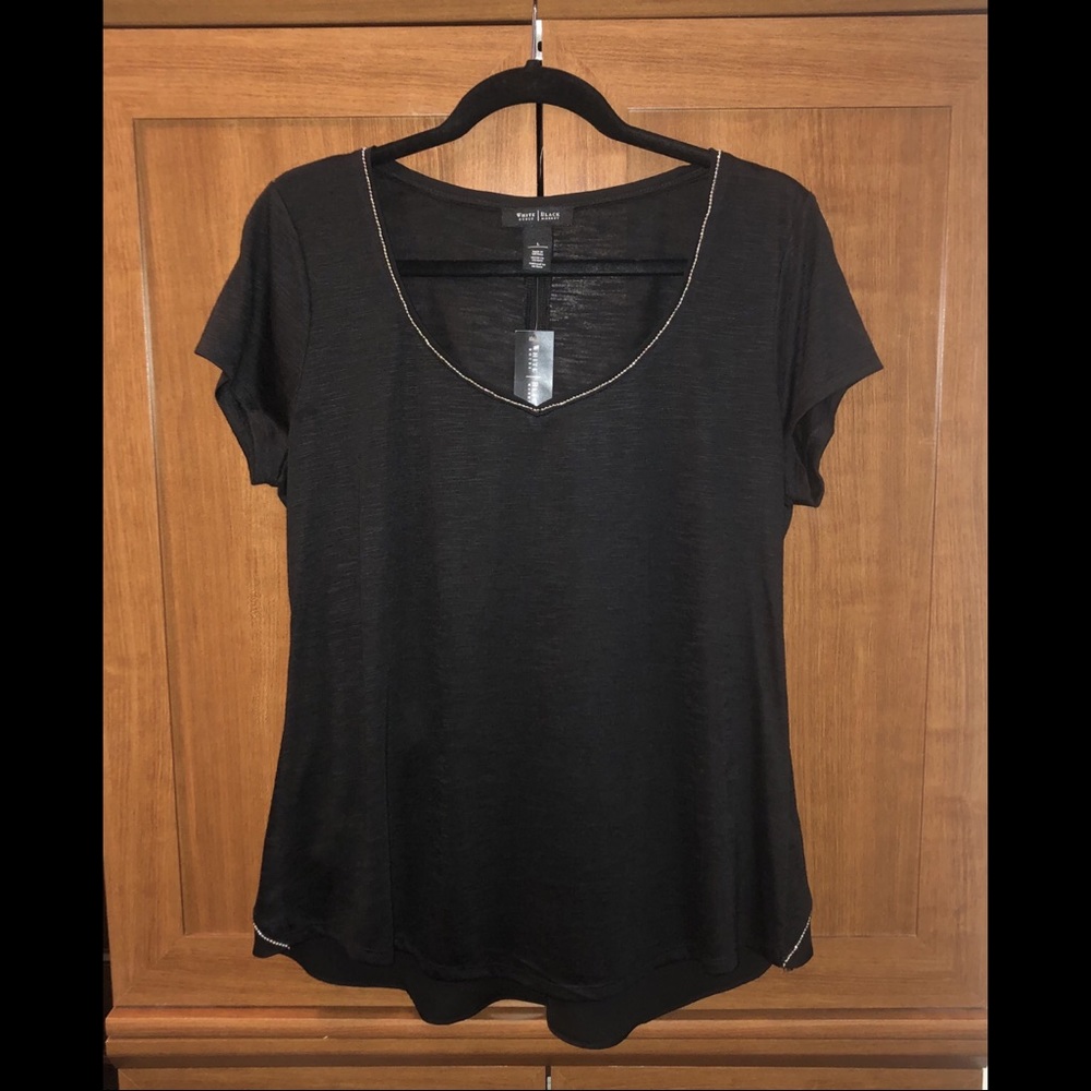 Euc Whbm Split Back With Chain Trim - image 2